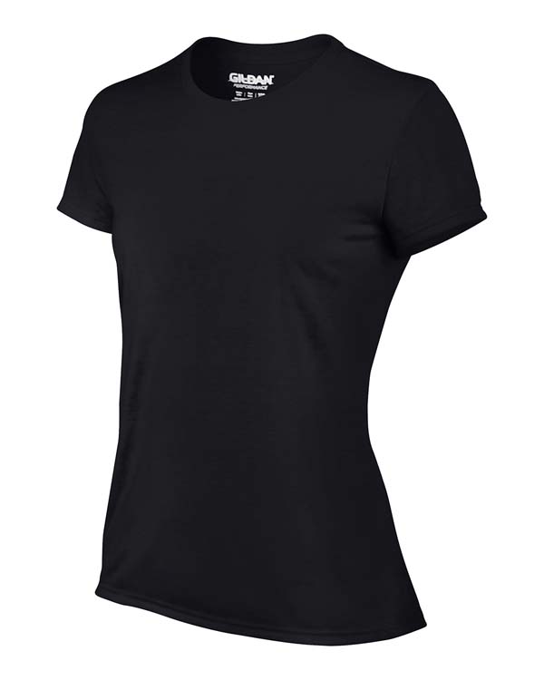 T-shirt Gildan Performance 42000L pour femme - Noir #4