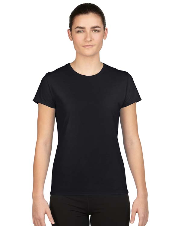 Classic Fit Ladies' T-Shirt Gildan Performance 42000L - Black