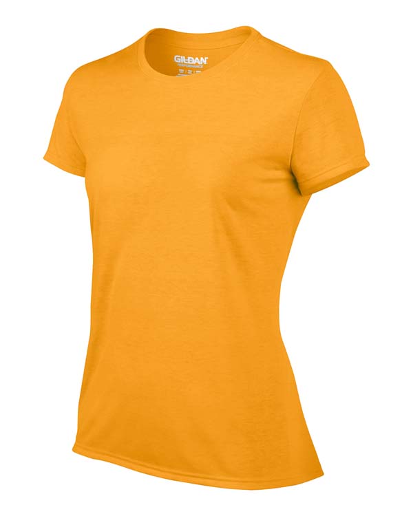 Classic Fit Ladies' T-Shirt Gildan Performance 42000L - Gold #4