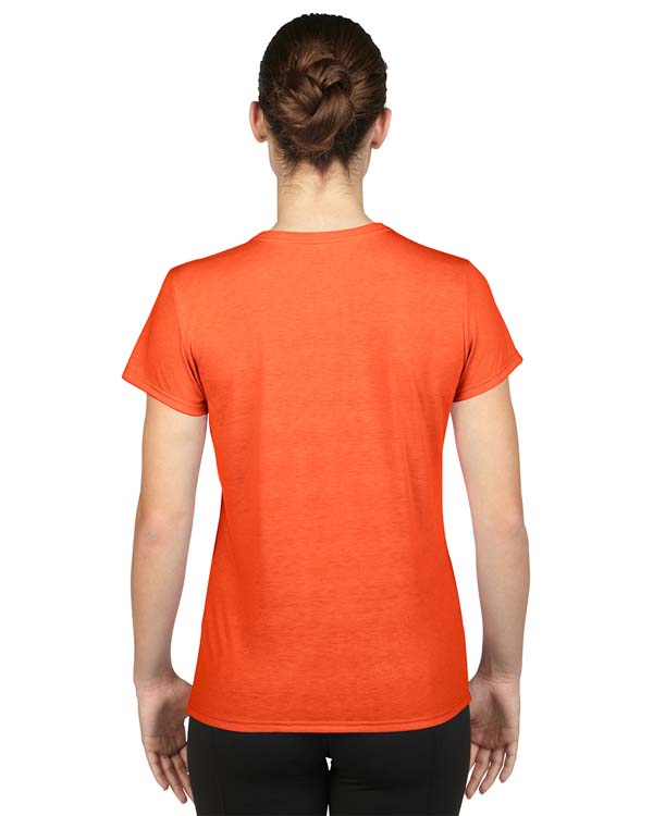 T-shirt Gildan Performance 42000L pour femme - Orange #2