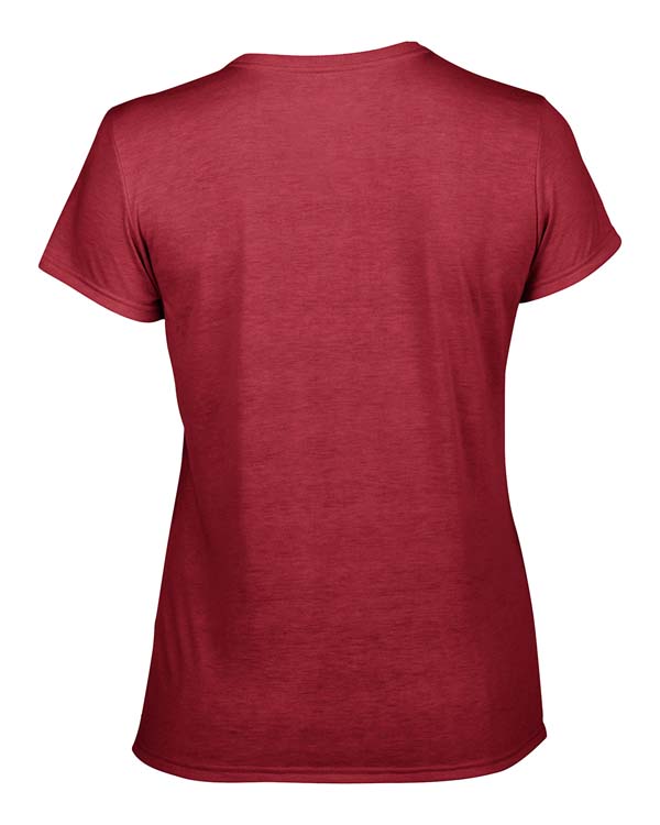T-shirt Gildan Performance 42000L pour femme - Rouge cardinal #5
