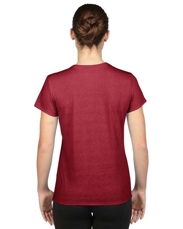 T-shirt Gildan Performance 42000L pour femme - Rouge cardinal #2