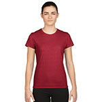 T-shirt Gildan Performance 42000L pour femme - Rouge cardinal