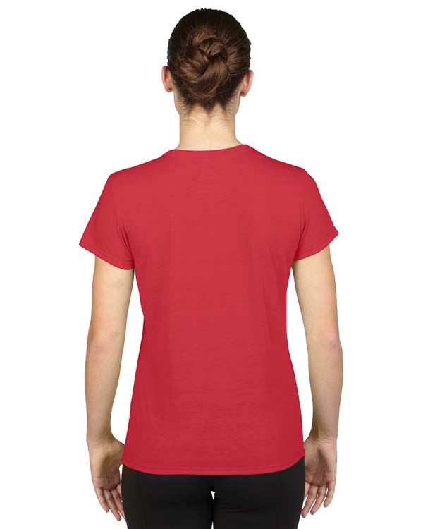 T-shirt Gildan Performance 42000L pour femme - Rouge #2