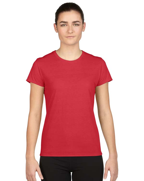 Classic Fit Ladies' T-Shirt Gildan Performance 42000L - Red