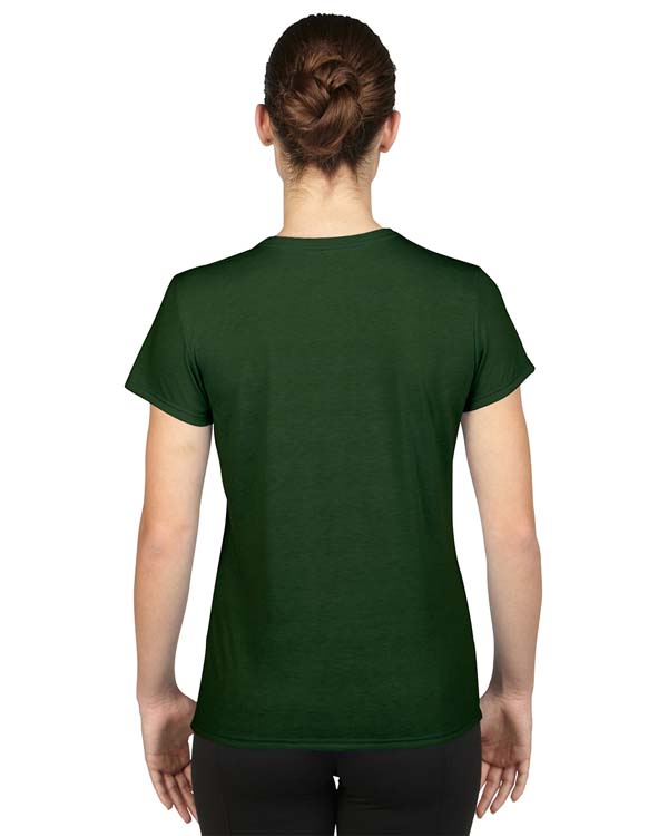 Classic Fit Ladies' T-Shirt Gildan Performance 42000L - Forest Green #2