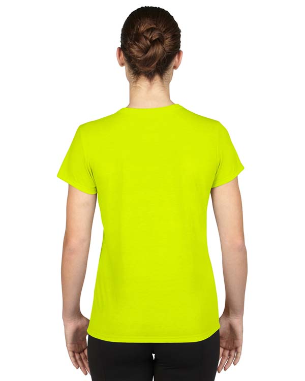 T-shirt Gildan Performance 42000L pour femme -  Vert sécurité #2