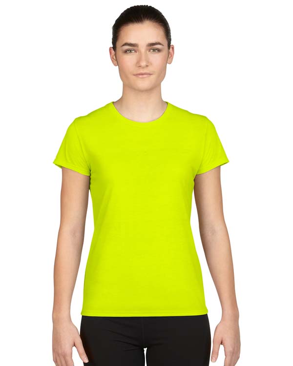 T-shirt Gildan Performance 42000L pour femme -  Vert sécurité #1