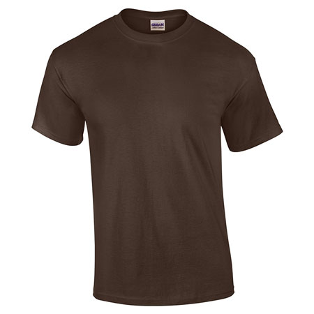 Classic Fit Adult T-Shirt Gildan 2000 - Dark Chocolate #3