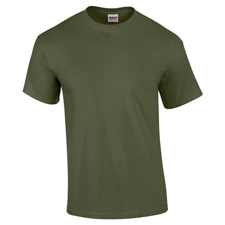 Classic Fit Adult T-Shirt Gildan 2000 - Military Green #3