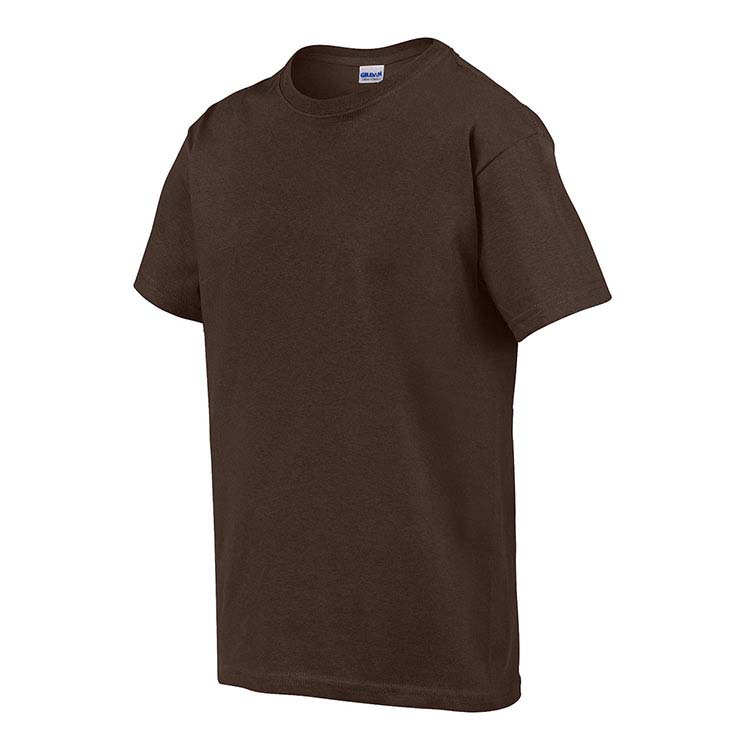 Classic Fit Youth T-Shirt Gildan 2000B - Dark Chocolate #4