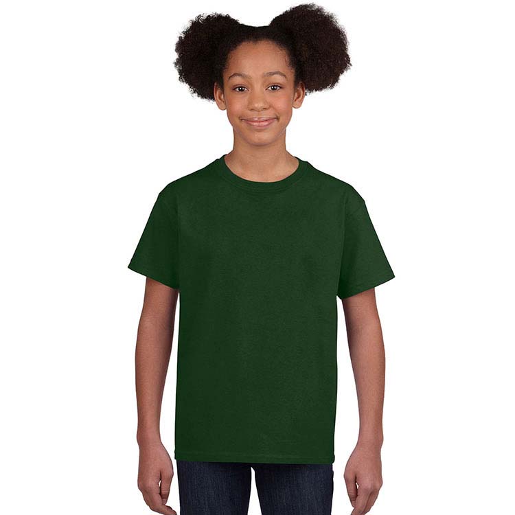 T-shirt Gildan 2000B pour enfant - Vert forêt