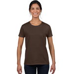 T-shirt Gildan 2000L pour femme - Chocolat foncé