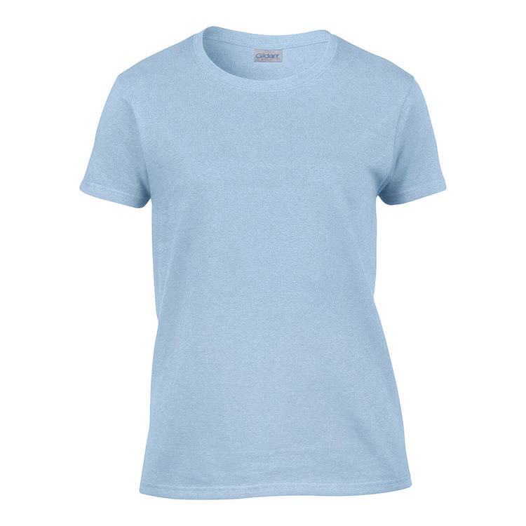 T-shirt Gildan 2000L pour femme - Bleu pâle #3