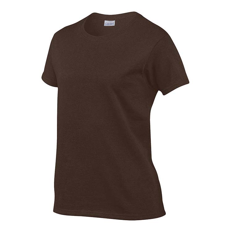 Classic Fit Ladies' T-Shirt Gildan 2000L - Dark Chocolate #4