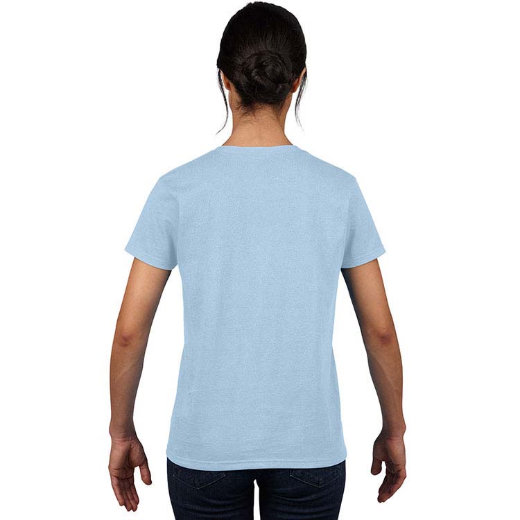 T-shirt Gildan 2000L pour femme - Bleu pâle #2