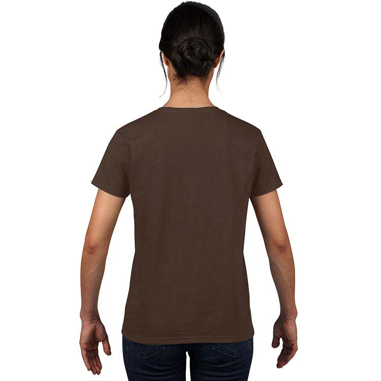 T-shirt Gildan 2000L pour femme - Chocolat foncé #2