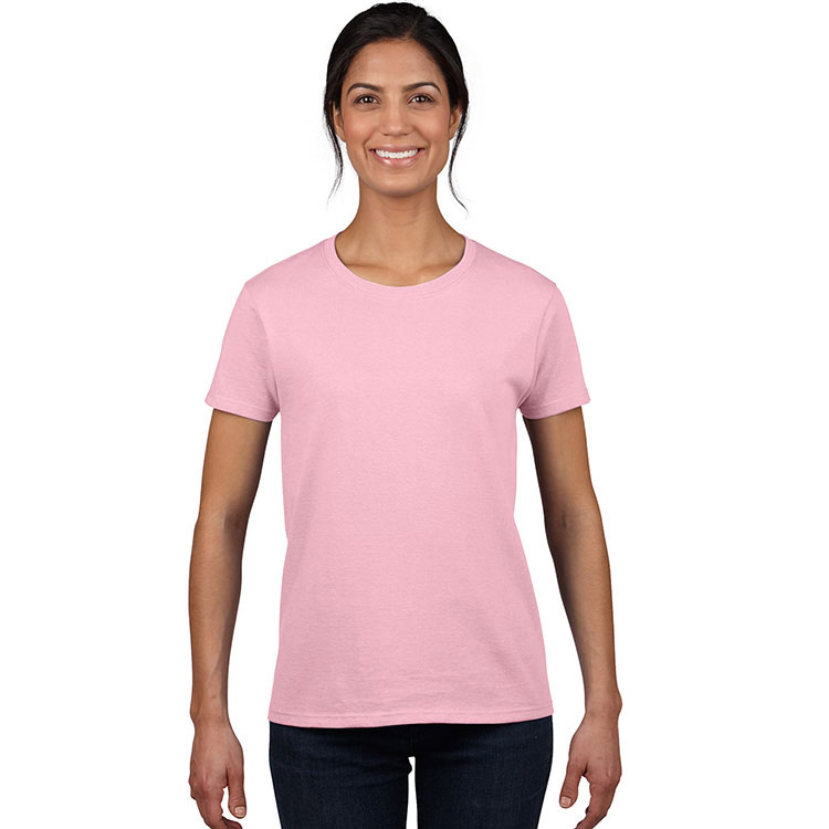 Classic Fit Ladies' T-Shirt Gildan 2000L - Light Pink 2000L-020 by Linéaire