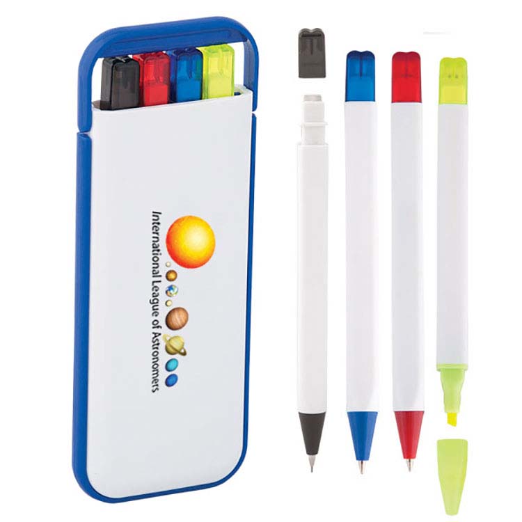 Ensemble de crayons 4-en-1 dans un étui rigide ABS #3