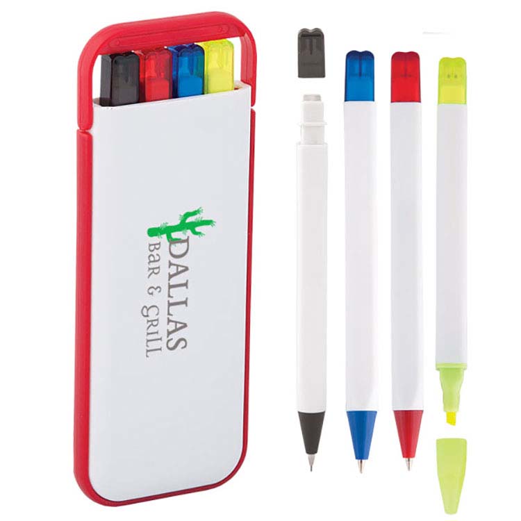 Ensemble de crayons 4-en-1 dans un étui rigide ABS #2