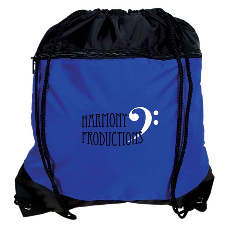 Polyester and Nylon Drawstring Knapsack #3
