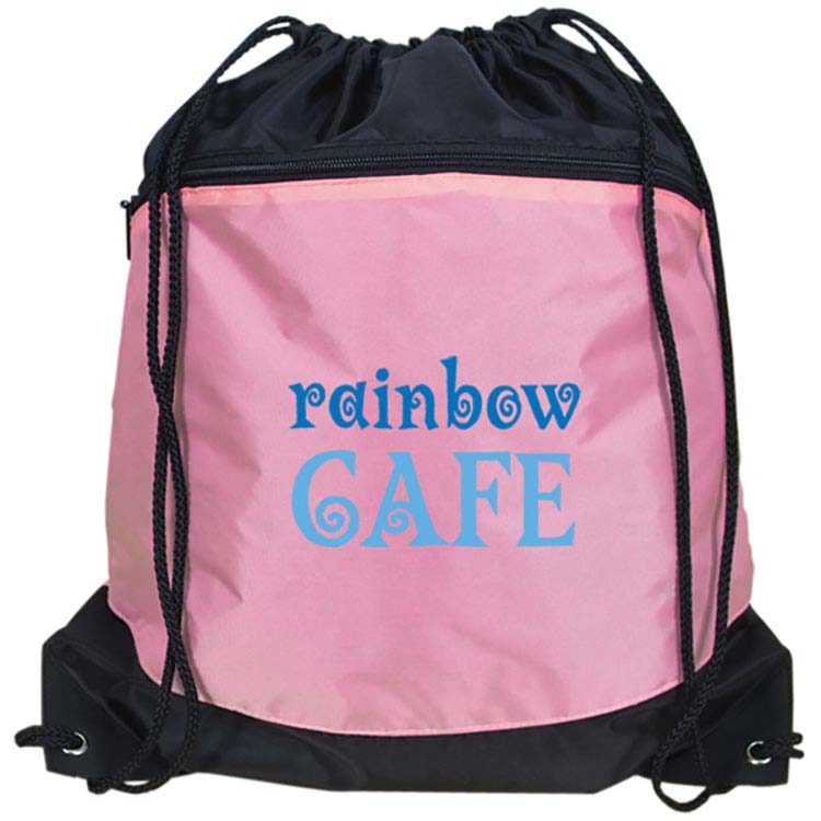 Polyester and Nylon Drawstring Knapsack #5