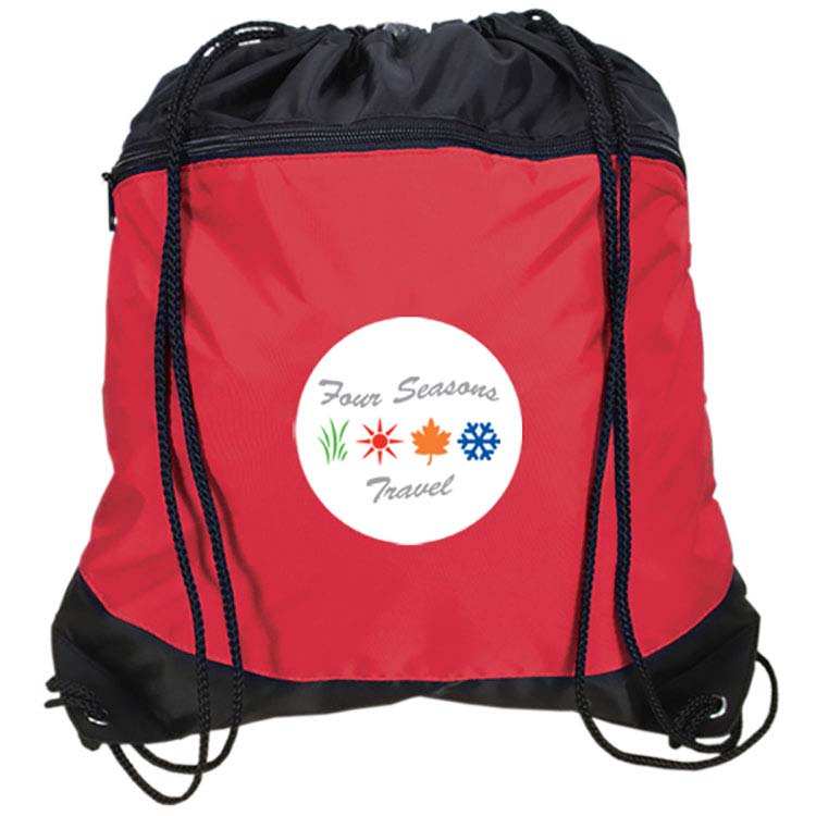 Polyester and Nylon Drawstring Knapsack #4