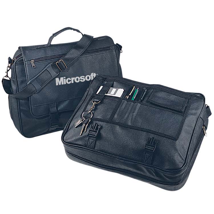 Zippered Front Pocket Business Brief
