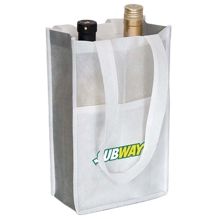 Non Woven Two Bottle Wine Bag #5