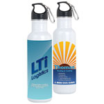 Bouteille en acier inoxydable pleine couleur 25 onces