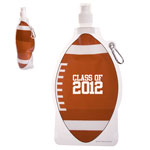 Football Collapsible Water Bottle 22 oz