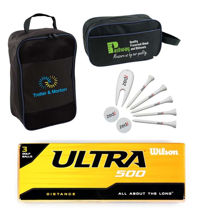 Golf package with two bags