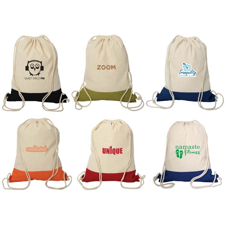 Havresac à cordons en coton Westport