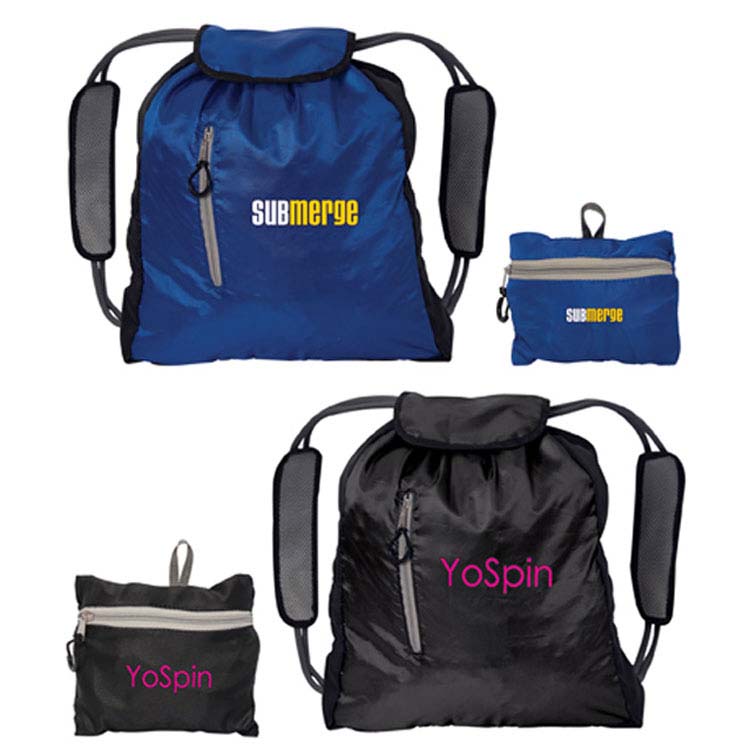 Havresac à cordons pliable Huron Hustler