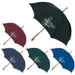 Parapluie automatique avec poignée de bois