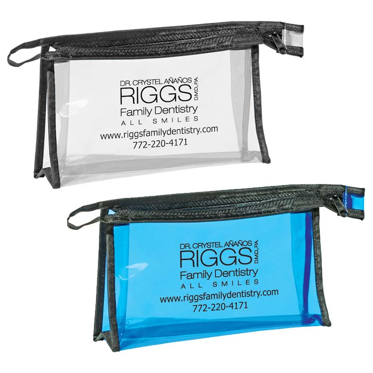 Zippered Amenities PVC Bag