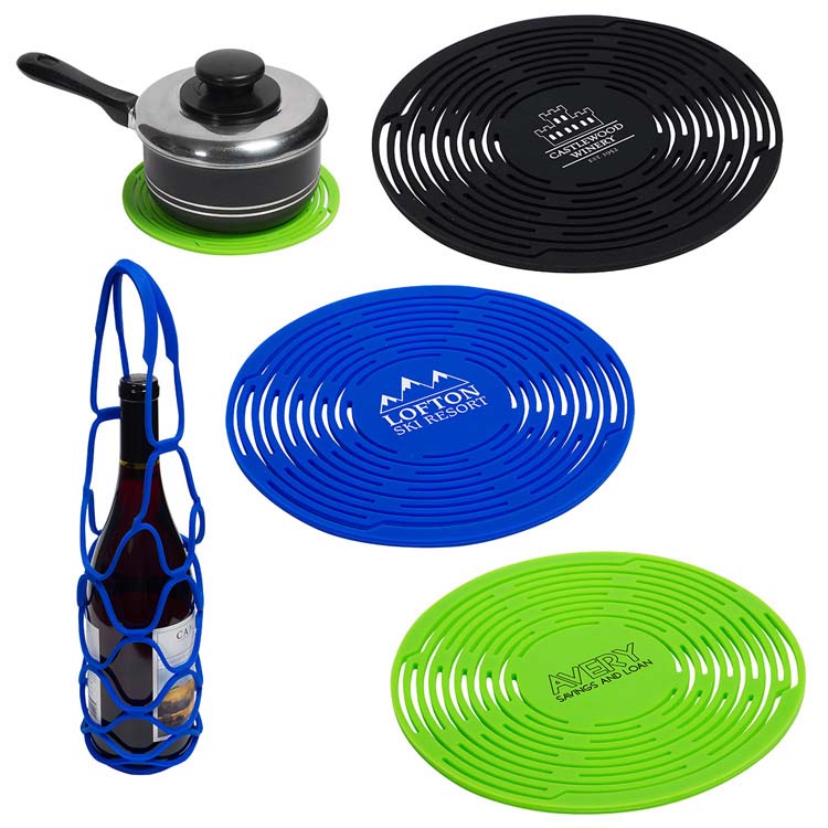 Porte-bouteille en silicone