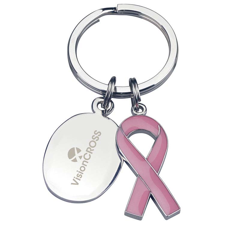 Porte-clés Ruban Rose