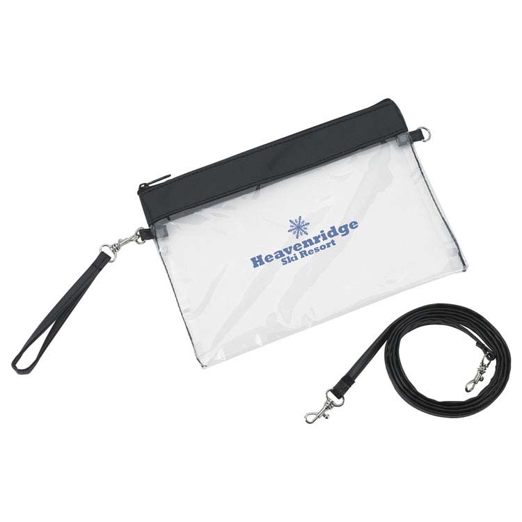 Clear Game 2-in-1 Wristlet