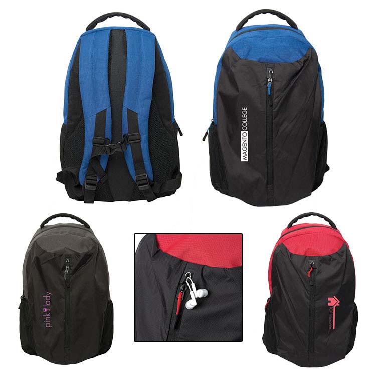 Zip-Checker Laptop Backpack