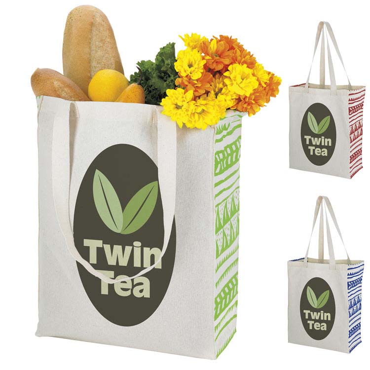 Sunburst Grocery Cotton Tote