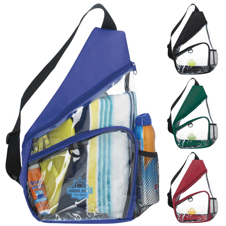 Clear Vinyl Slingpack