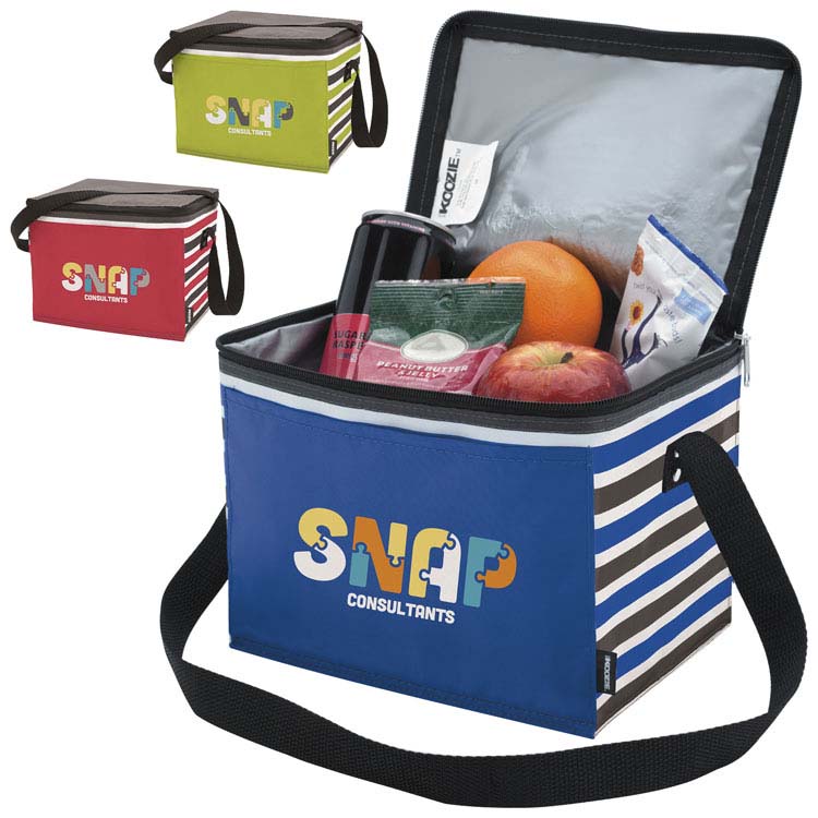 Sac isolé Koozie moderne twist six-pack