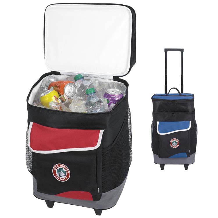 Koozie Two-Compartment Rolling Kooler