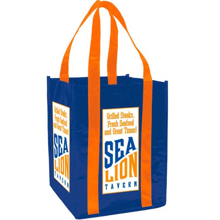Laminated Non-Woven 4 Bottle Tote Bag