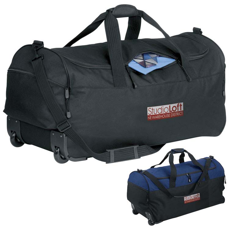 Wheeled 600D Polyester Duffel