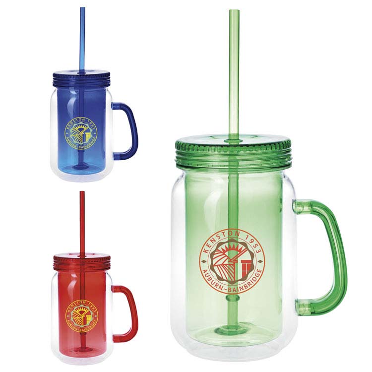 Double Wall Plastic Sweet Southern Jar 19 oz