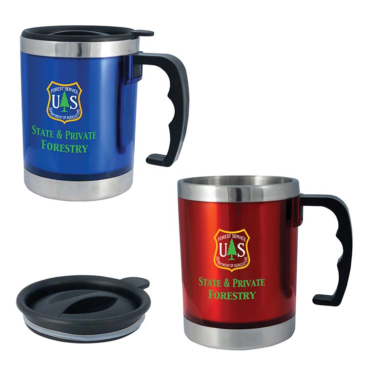 Multicolor Stainless Steel Mug 16 oz