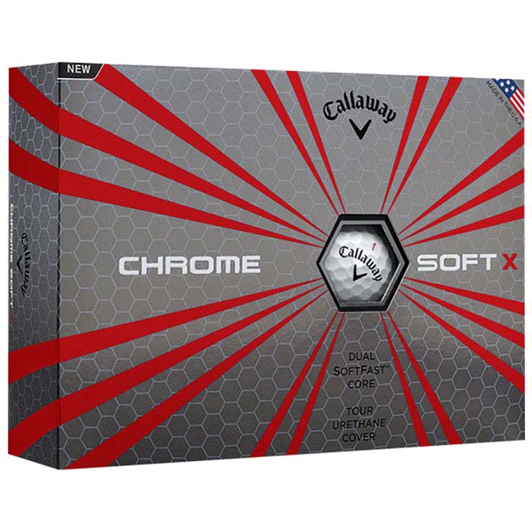 Golf balls Callaway Hex Chrome Soft X
