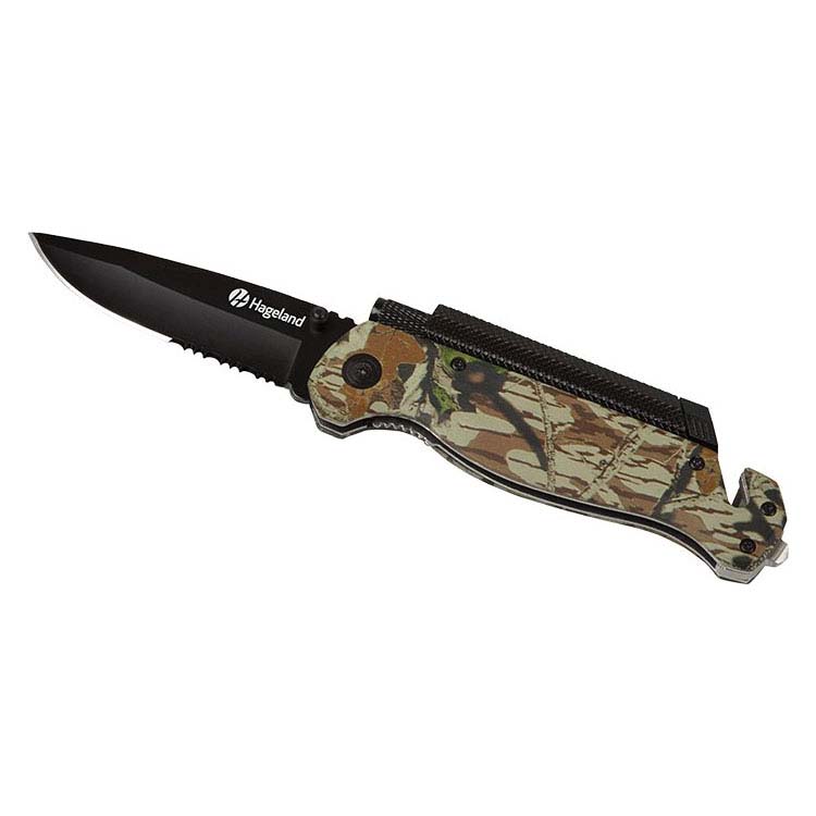 Camo Survival and Rescue Knife